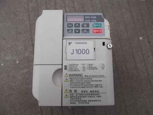 Used Yaskawa J1000 CIMR-JB4A0007BAA 380V-2.2KW tested