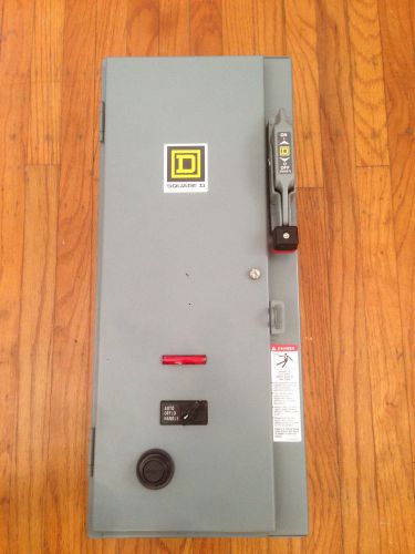 Square d 8539sbg1v02ch209p1s combo motor starter and enclosure with 15a breaker for sale