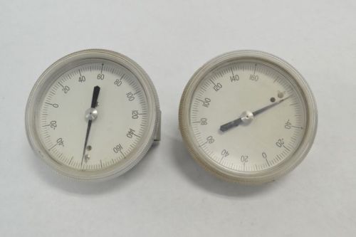 LOT 2 MH804071-A TEMPERATURE GAUGE 3-1/2IN FACE 4.5MM NOZZLE -60-180F B258163