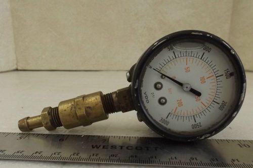 Vdo 2-1/2&#034; 0-3000 psi liquid filled gauge made in germany for sale