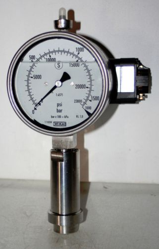 Wika 233.30.100 tronic line 0-1600 bar pressure transmitter for sale