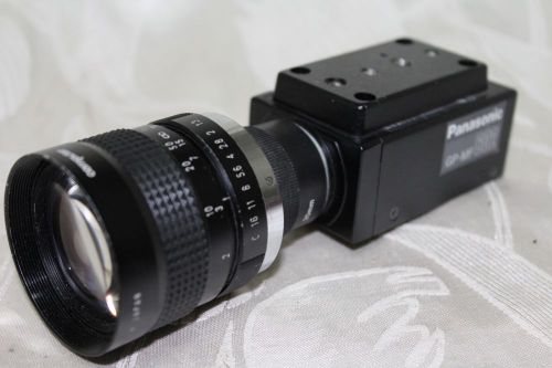 Panasonic GP-MF602 CCD Industrial Vision Camera + Computar Lens 50mm 1:1.3