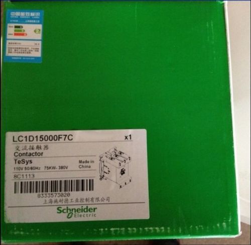 1pcs new schneider contactor  lc1d15000f7c for sale