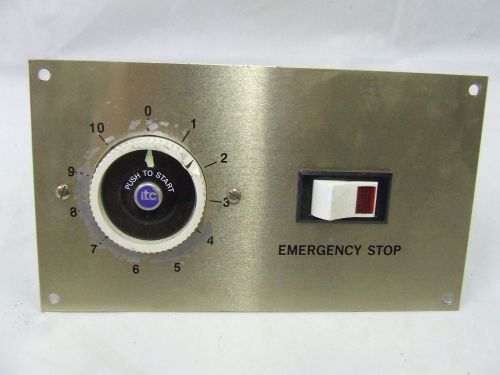 LPB 10M PANEL MOUNTED INTERVAL TIMER MASSAGE THERAPY EMERGENCY STOP SWITCH b