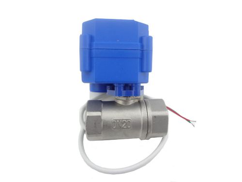 10 X motorized ball valve G3/4” DN20 2 way CR04 12VDC(reduce port) electrical
