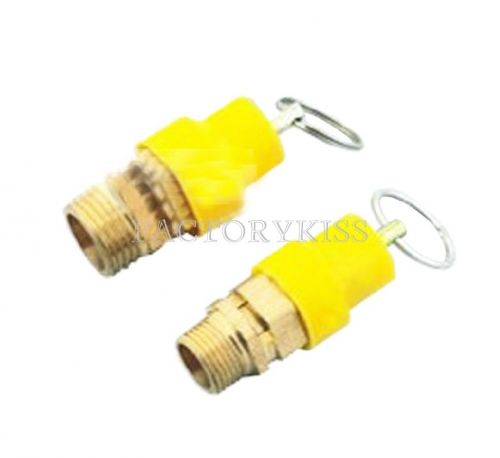1/2&#034;bspt brass air compressor pressure relief valve yellow cap 1.5mpa gbw for sale
