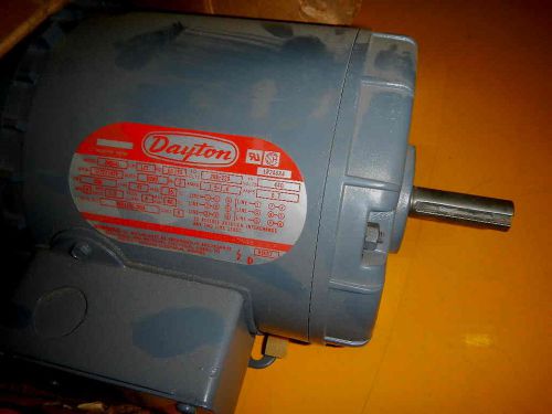 Dayton 1/3 hp 1725 rpm 208-230/460 volt motor 2n864l 2n864 3ph 60/50 cy for sale