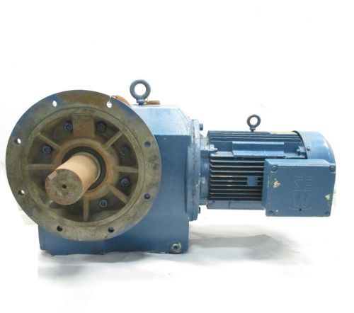 NEW SEW EURODRIVE KF106DV160M8/4 DFV160M8/4 10HP GEAR 130.16:1 13.MOTOR D428124