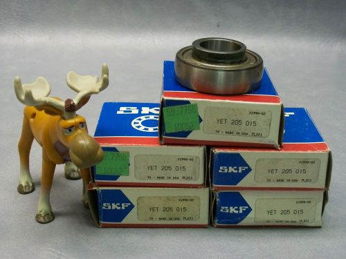 Skf yet 205 015 bearing 15/16&#034; x 2&#034; lot of 5 for sale