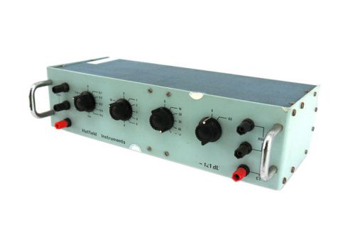 Hatfield instruments 2050 0-121db benchtop 2u rackmount balanced attenuator for sale