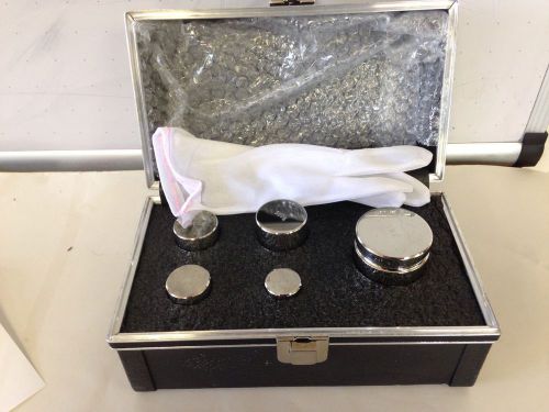 Heusser neweigh calibration test weight 5 piece kit for sale