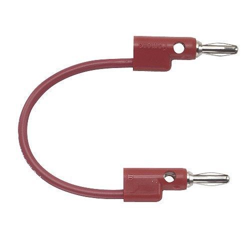 Pomona stacking banana plug patch cord, red, 24&#034; oal for sale