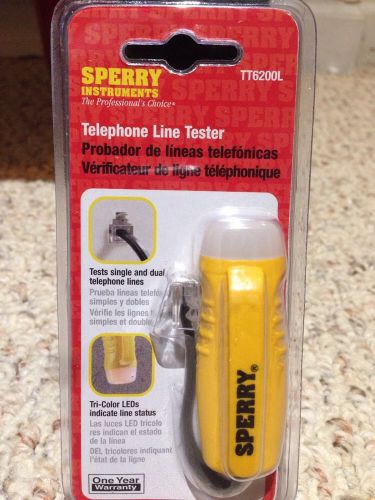 Sperry Telephone Line Tester Tt6200l