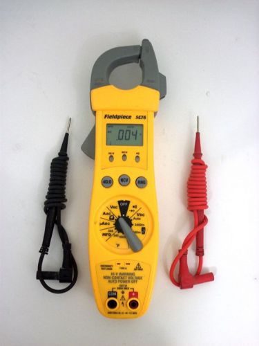 Fieldpiece SC76 Clamp Meter with Temperature and Capacitance