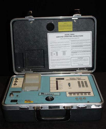 Used Liebert Power Line Disturbance Monitor Model 3600 A10 Case Free Shipping
