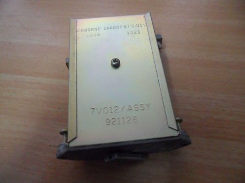 Crystal SW Frequency Selector DAAB07-87-C-U511 RT524