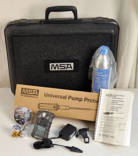Msa altair 4x multi gas detector monitor kit -- no reserve &amp; free shipping for sale