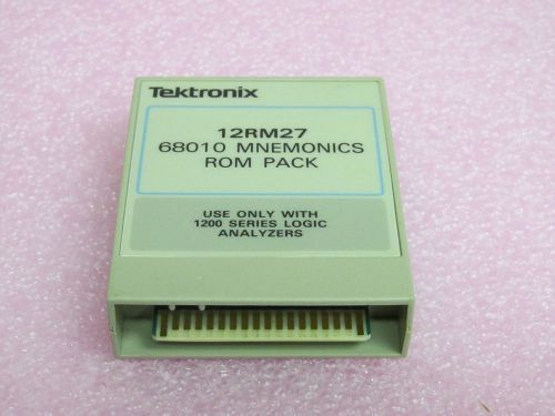 Tektronix 12rm27 mnemonics rom pack (for 1200 series logic analyzers) for sale