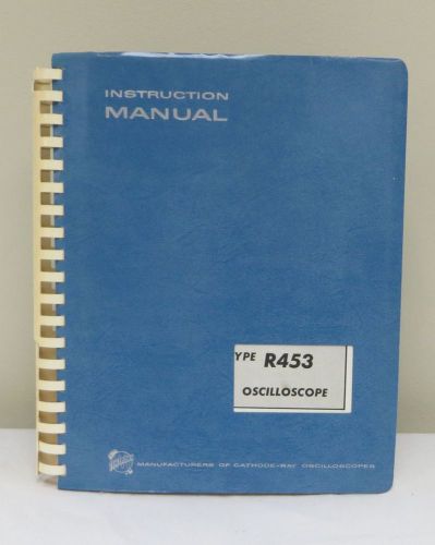 Tektronix Type R453 Oscilloscope Instruction Manual