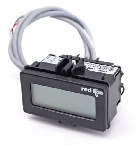 Red Lion CUB4V 9-28VDC LED Panel Mount DC Miniature Voltage Meter Voltmeter