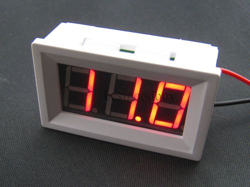 High precision dc2.5-30v red digital voltmeter volt meter voltage monitor gauge for sale