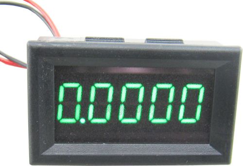 5 digits 0.36&#034; variable precision green led digital voltmeter volt panel meter for sale