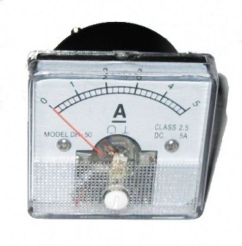 Analog Ammeter: 5A  - Amperomierz analogowy: 5A