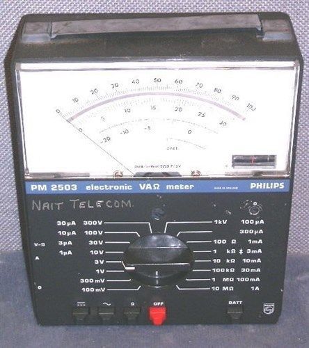 Philips pm 2503/02 electronic volt/amp/ohm meter for sale
