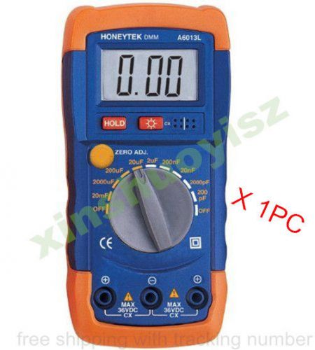 1pc lcd capacitance capacitor meter tester multimeter 20mf to 200pf a6013l for sale