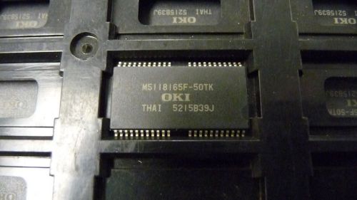 1 one OKI M5118165F-50K MSM5118154F50K Dynamic RAM, EDO, 1M x 16, 42 Pin, SOJ