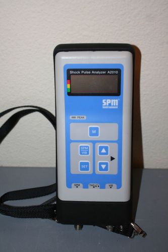 Spm a2010 shock pulse analyzer, vibration analyzer, machine bearing vibration for sale
