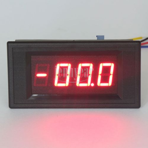 0.56&#034; red led digital ammeter current panel meter dc 5v 100a amp meter gauges for sale