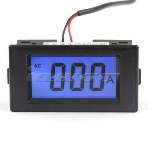 D69-40 Blue LCD Digital Ammeter AC 0-1999A Current Meter