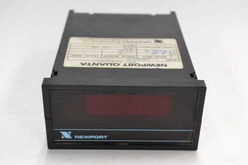 Newport q9000-h quanta 0-2500 rpm display reading digital meter 120v-ac b325819 for sale