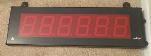 Red lion ld400600 6 digit display for sale