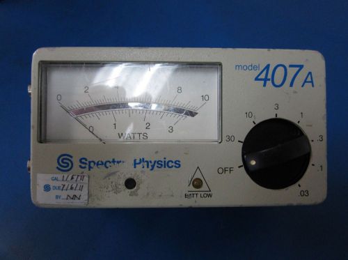 Spectra-Physics Power Meter 407A AS IS Functionality Unknown SN 2675