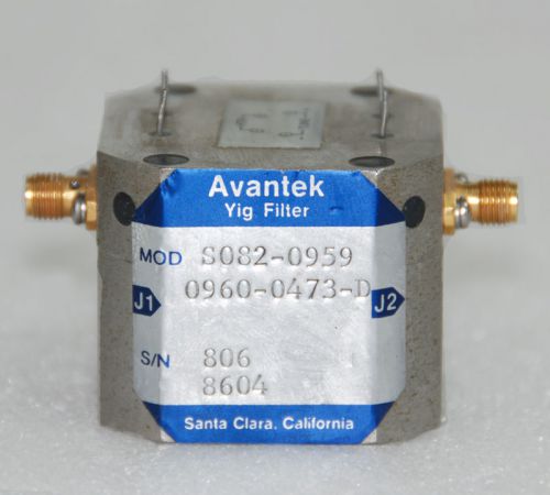 Avantek 0960-0473 yig filter for sale