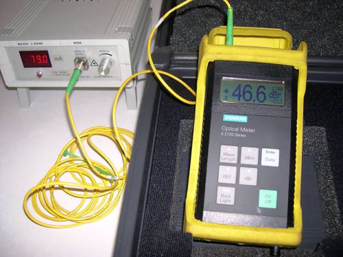 Siemens k2721 optical power meter with hard case for sale