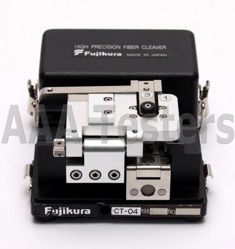 Fujikura CT-04 SM MM High Precision Fiber Optic Cleaver CT 04