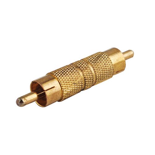 RCA adapter RCA Plug to RCA Plug male straight RF Adapter Connector Gold-plated