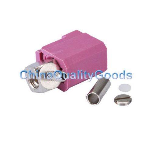 Fakra crimp female ra connector key code h violet for radio controlled keyless h for sale