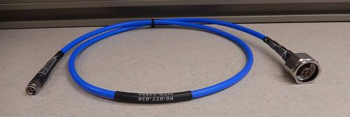 TELEDYNE STORM TRUE BLUE CABLE ASSEMBLY N - SMA 90-077-036 36&#034; TO 18 GHz 1211