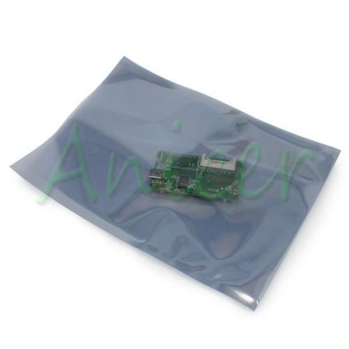 50pcs anti-static esd pack antistatic shielding bags 258mm x 180mm open-top for sale