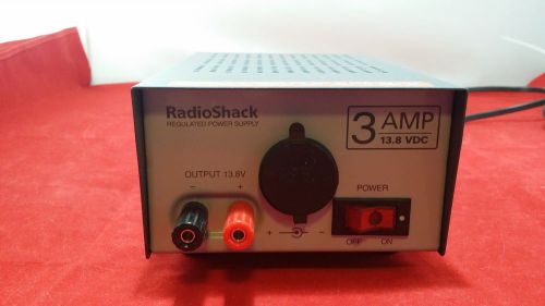 Radio Shack Regulated Power Supply 3 Amp 13.8 VDC  # 22-504 MINT CONDITION WORKS