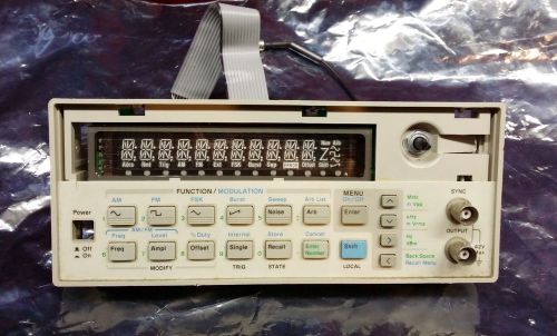 HP Agilent 33120A display and front