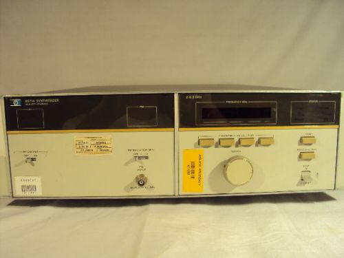 HP AGILENT 8671A MICROWAVE FREQUENCY SYNTHESIZER 2 - 6.2GHz HEWLETT PACKARD