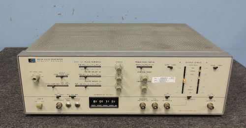 Hp / agilent 8015a 50 mhz dual-output pulse generator w/opt 002 *warranty!* for sale