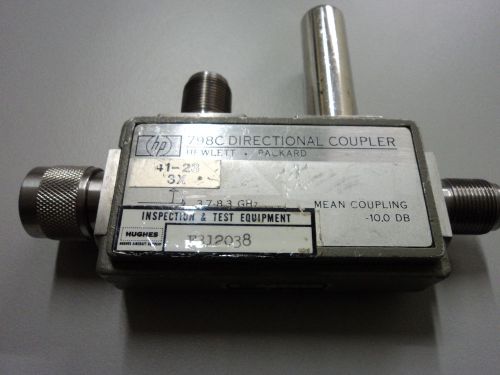 Agilent / hp 798c - directional coupler 10db  3.7-8.3 ghz tested &amp; working for sale