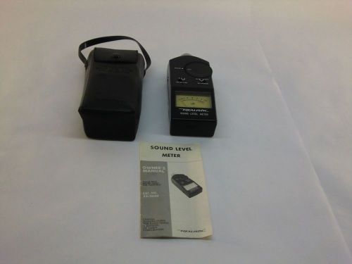 Realistic - sound level meter w/case for sale