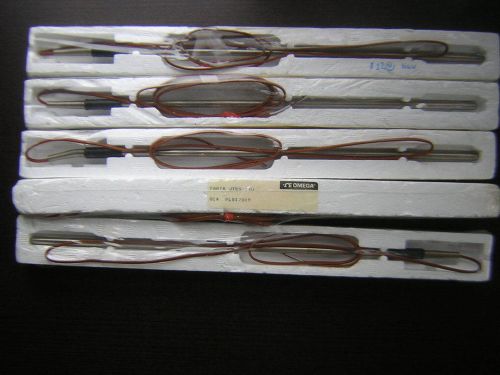 OMEGA JTSS-14U Thermocouples, lot of 5, brand new in packages, stainless probes